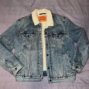 Levi’s Denim Sherpa Jacket